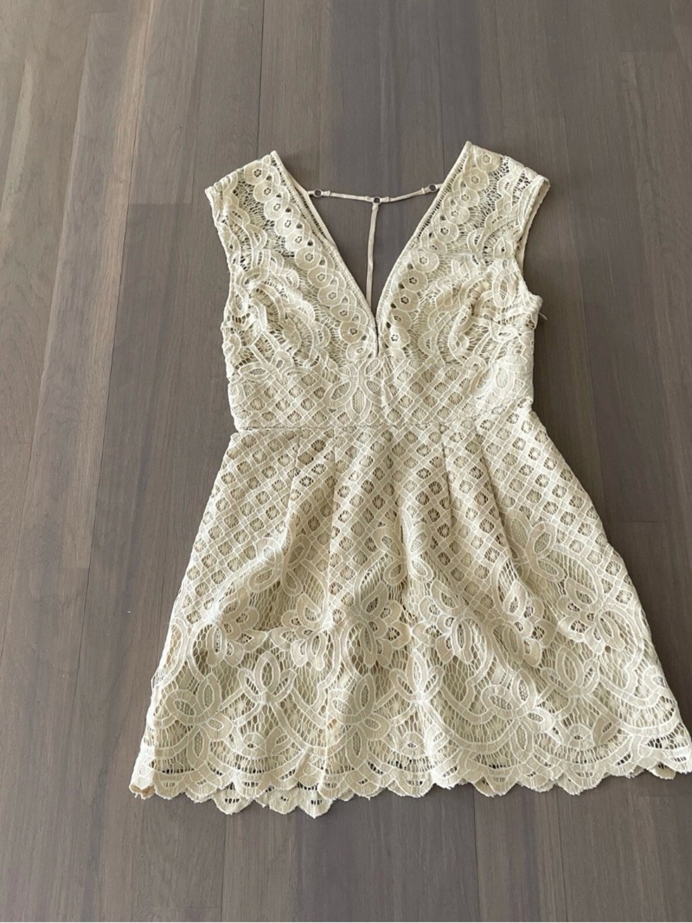 Free people Lace Fit & Flare Dress